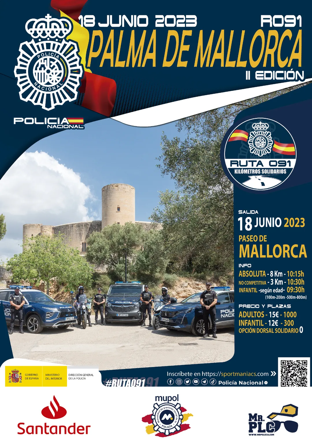 Carrera solidaria Ruta 091 Palma de Mallorca