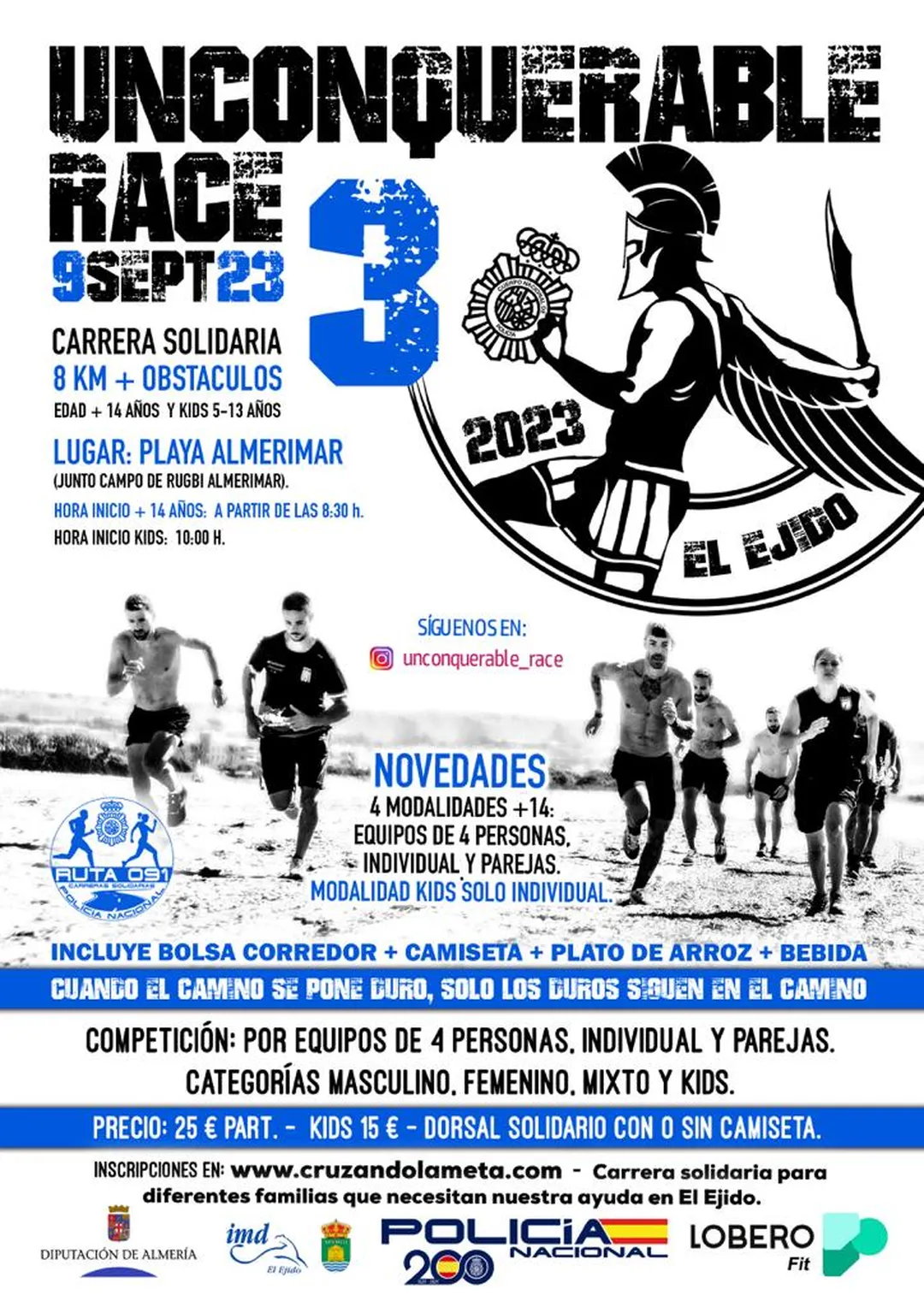 Carrera solidaria El Ejido (Almería) Ruta 091