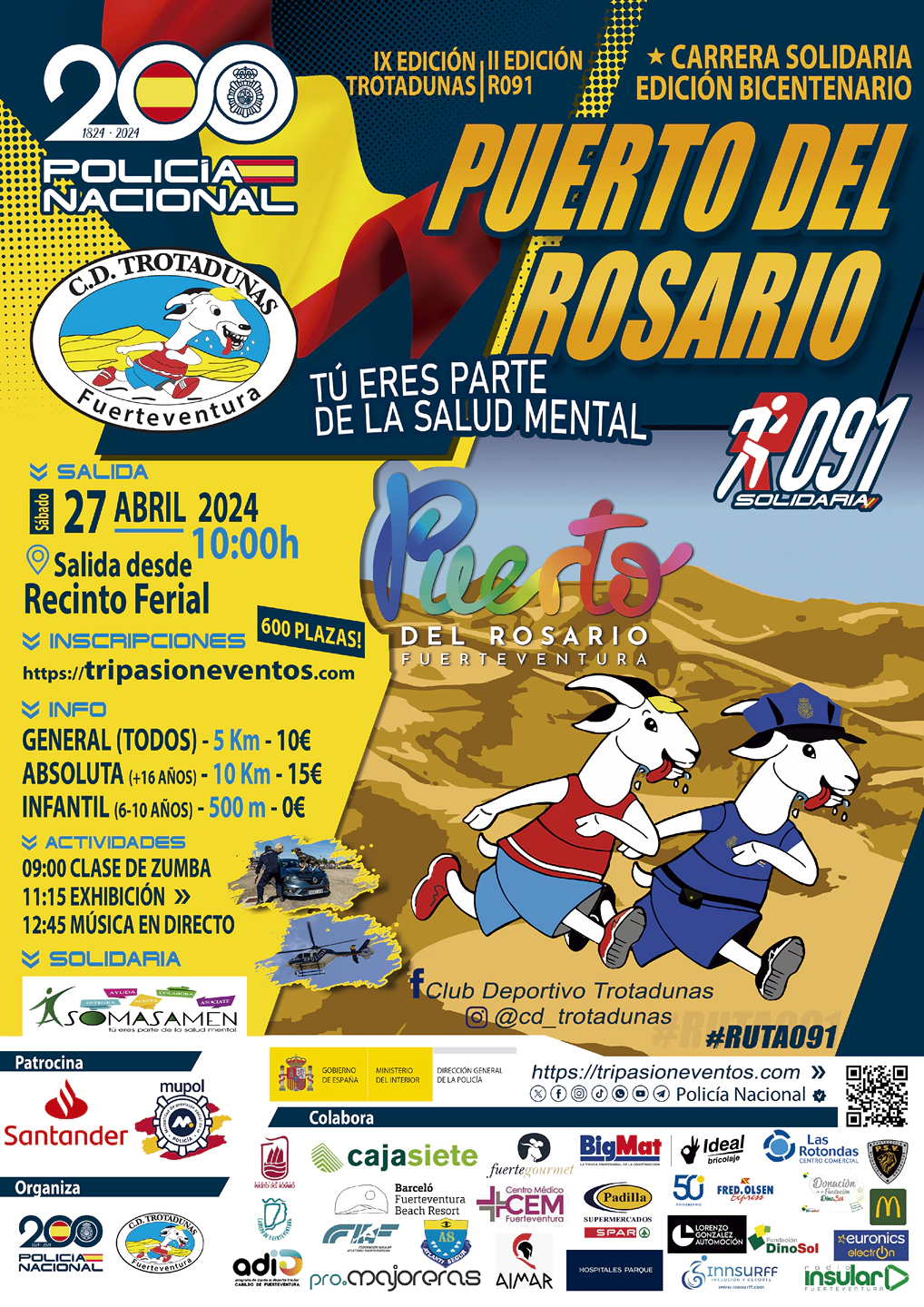 Carrera solidaria Puerto del Rosario 2024
