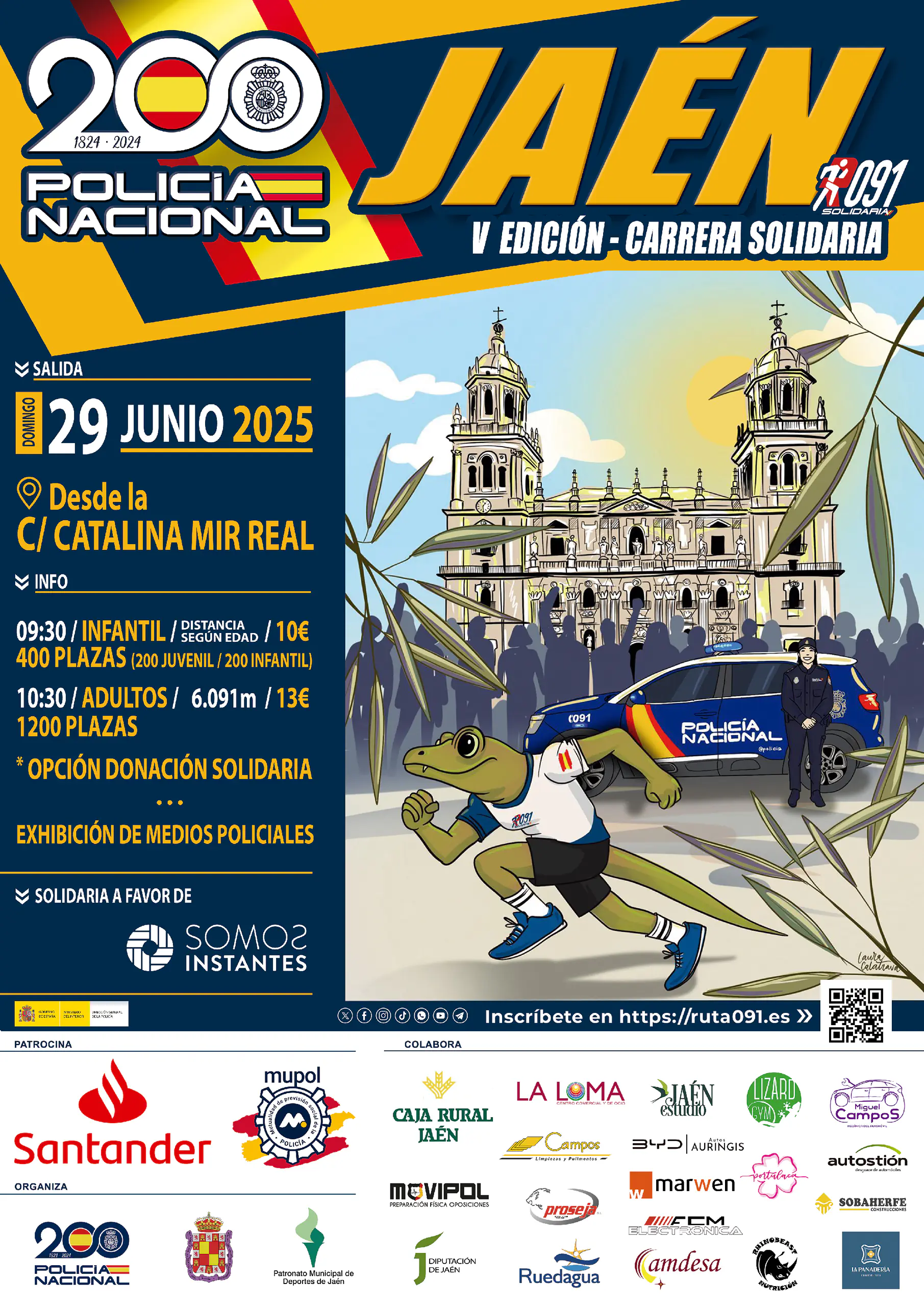 Carrera Solidaria Ruta 091 Jaén 2025
