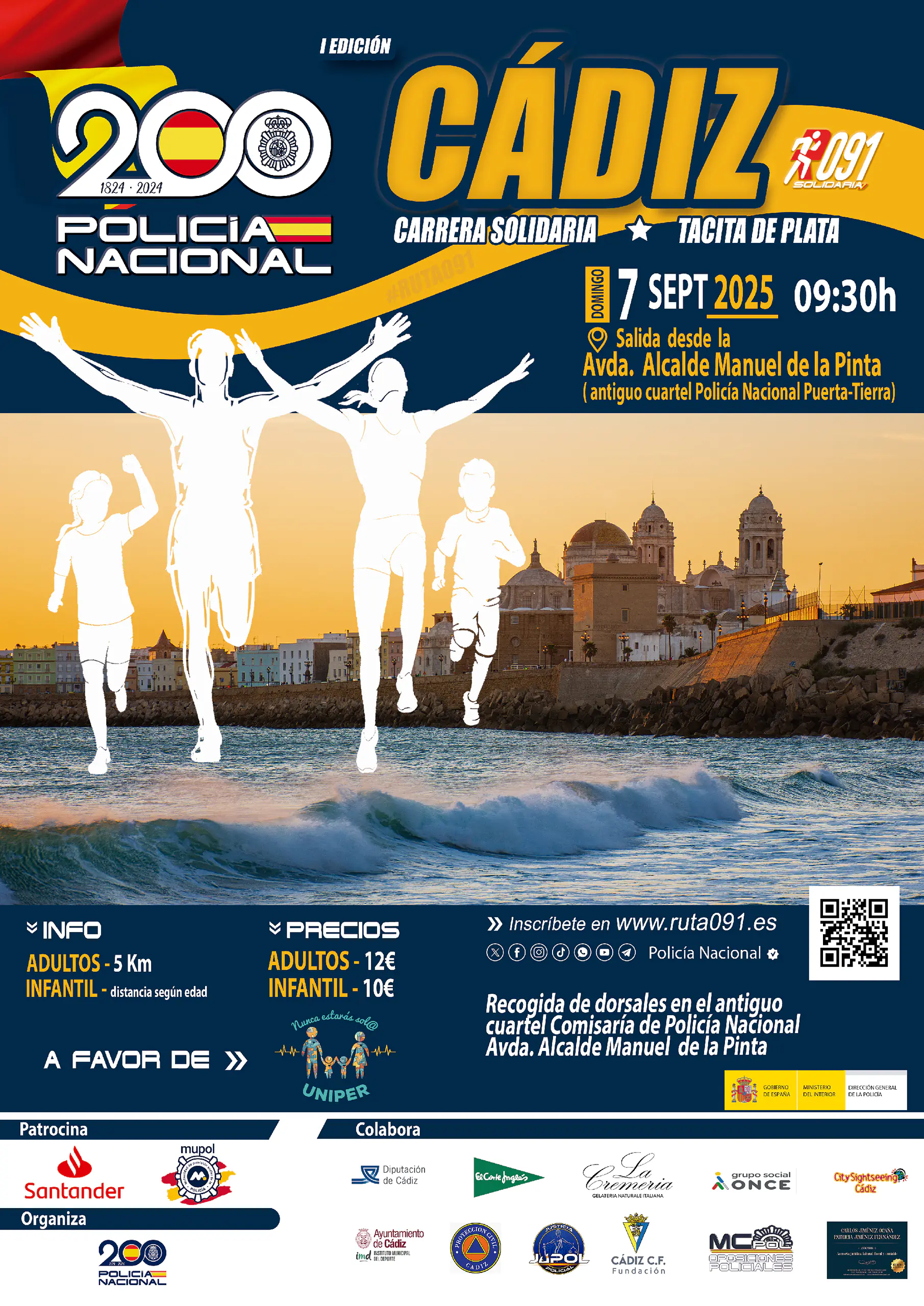 Carrera Solidaria Ruta 091 Cádiz 2025