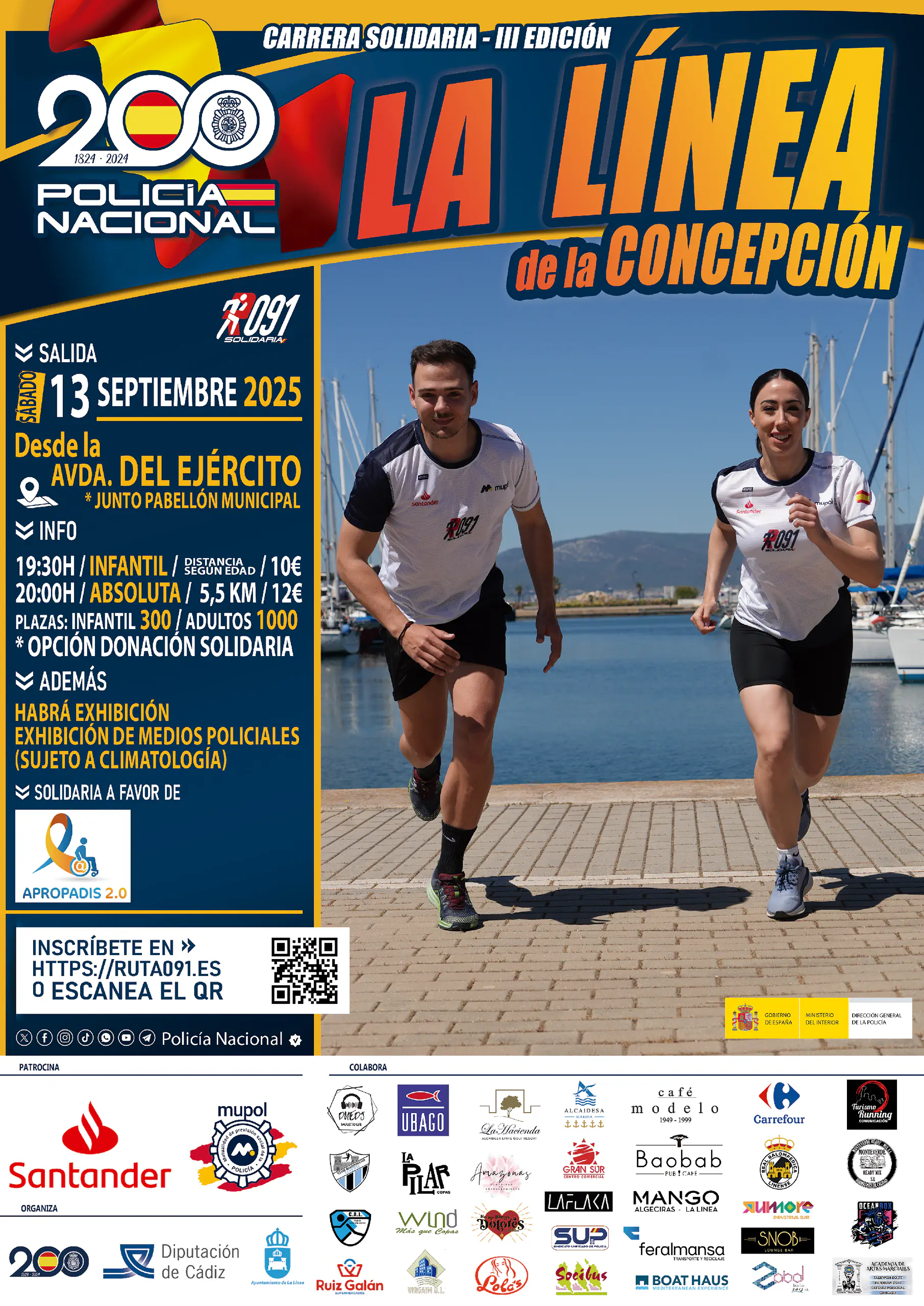 Carrera Solidaria Ruta 091 La Línea de la Concepción 2025