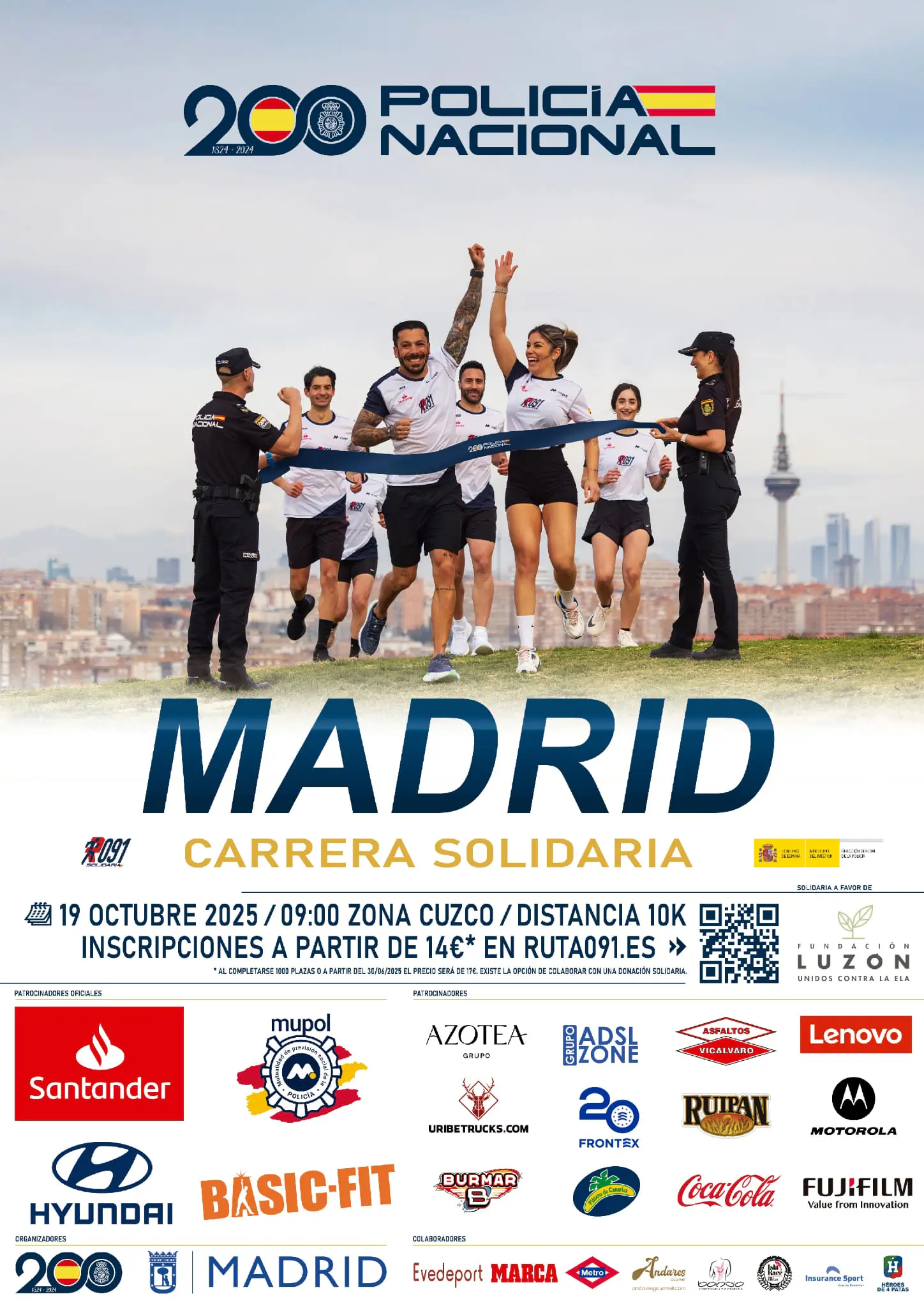 Carrera Solidaria Ruta 091 Madrid 2025