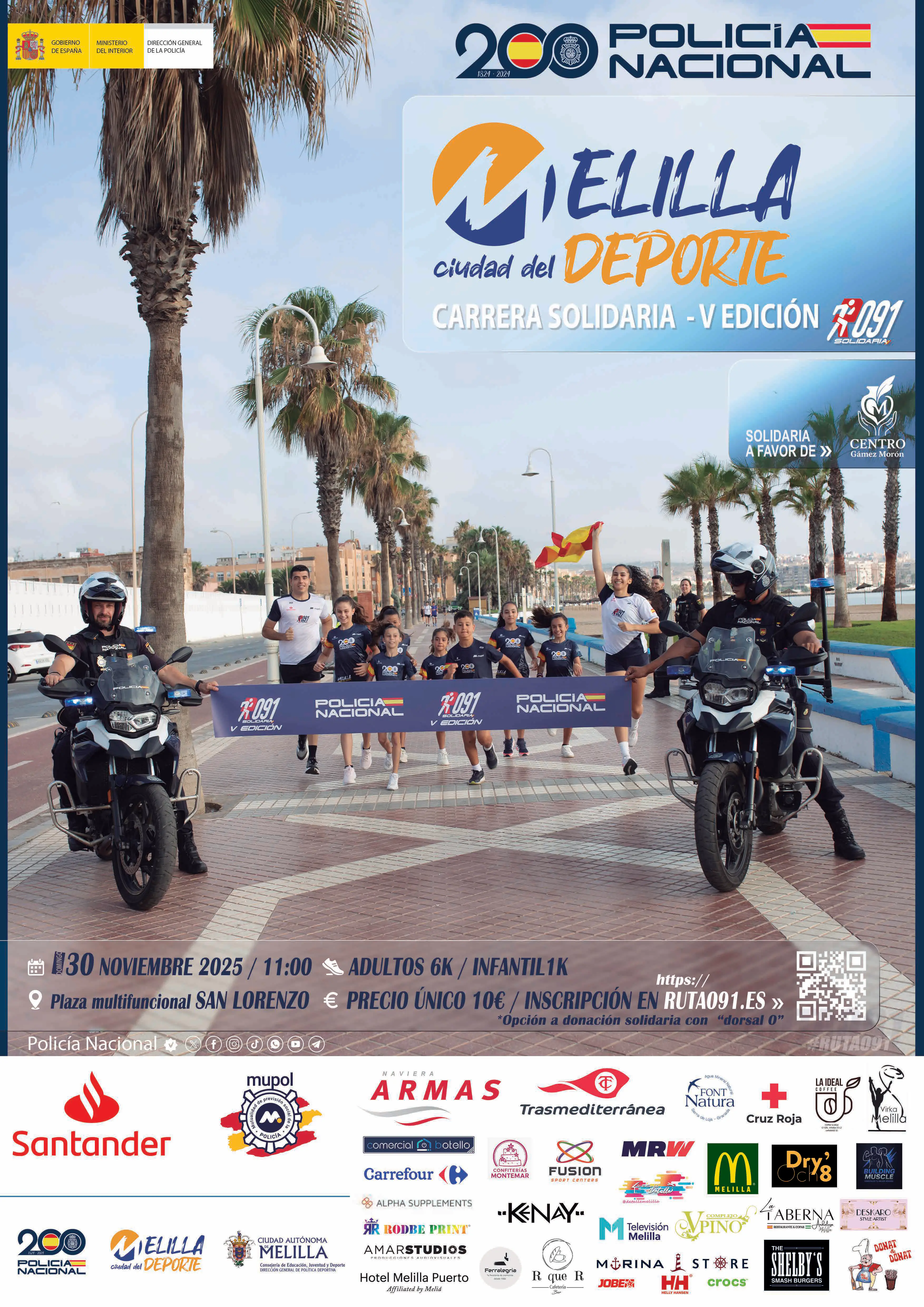 Carrera solidaria Ruta 091 Carrera Solidaria Ruta091 Melilla 2025